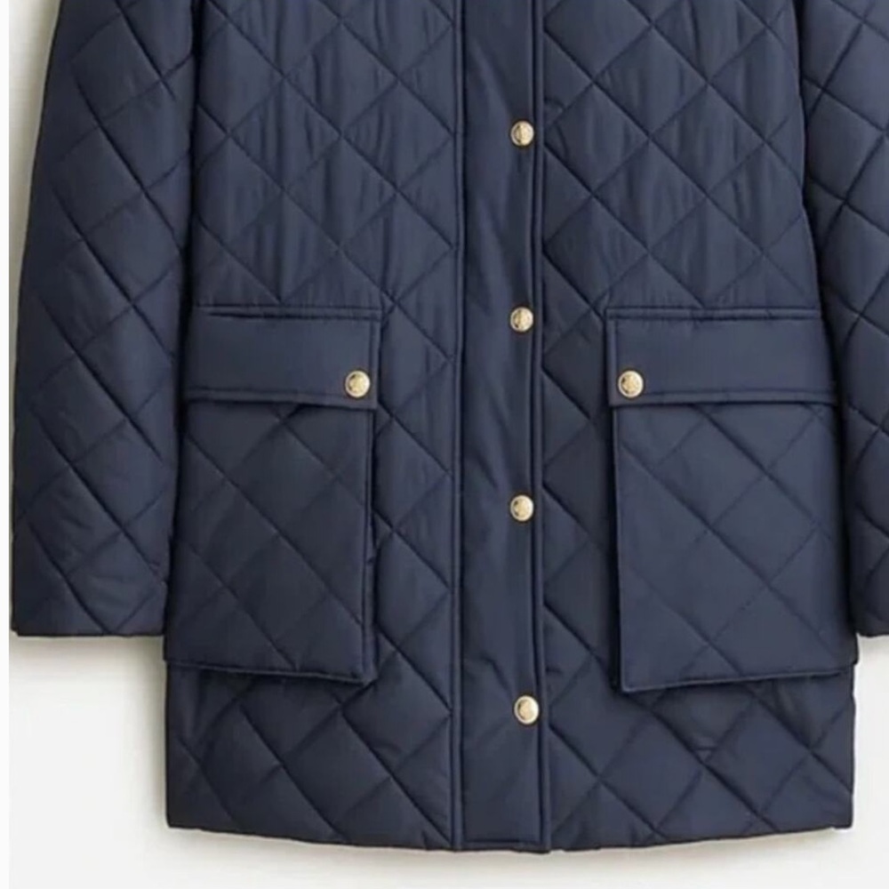 J.Crew Heritage quilted Barn Jacket™ with PrimaLoft® in Navy - Large. - Picture 2 of 16